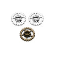Mini Mechanical Gear Metal Charm Pendants for Jewelry Making view 5
