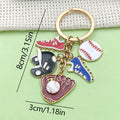 Soccer, Basketball and Volleyball Charm Keychains in 31 Pictured Variations view 12