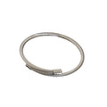 Twisted Cable Open Cuff Bracelet In Silver Tone Or Gold Tone view 5