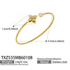 Gold Flower Cuff