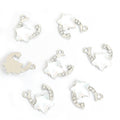 Opalescent Star and Moon Charms in Six Colors and Two Tones view 7