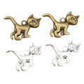 Playful Cat Charms Metal Components In 2 Styles For Jewelry Making view 5