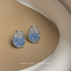 Glacier Blue Oval