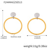 Mixed Gold Hoop