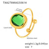 Green Glass Ring