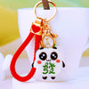 Gold-Red-Strap Panda-Mahjong