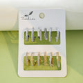 Gold Silver Mixed Geometric Huggie Hoop Earring Sets view 8