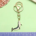 Starfish, Shell and Mermaid Charm Keychains Featuring Black Whale Across 36 Variations view 3