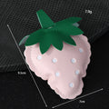 PU Leather Strawberry Fruit Charm Pendant Pink And Red view 3