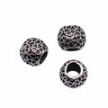 Filigree Round Large Hole Beads in 1 Metal Finish for Jewelry Making view 3