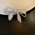 Three Hair Clip Styles With Pink Cat Silver Bow Or Purple Flowers view 7
