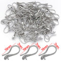Cup C Shape and Smooth U Shape Earring Hooks Jewelry Findings view 7