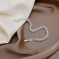 Clear Look Heart Tennis Bracelets in Three Finishes view 4