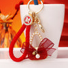 Red-Fortune Red-Bow-Handbag
