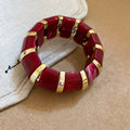 Acrylic Marbled Segment Bracelets Gold Spacers 8 Colors view 7