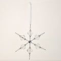 Clear Acrylic Crystal Snowflake Christmas Hanging Ornament view 5