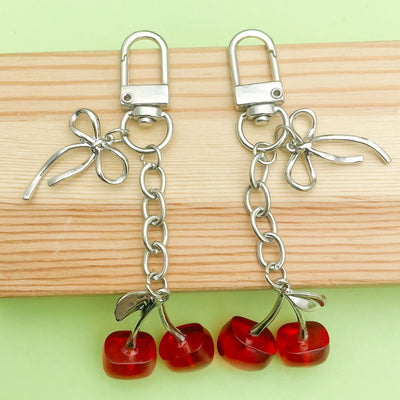 Image 1 showing cherry keychains shown in the product image.