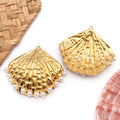 Gold-Tone Seashell and Starfish Shell Charms with 3 Listed Options view 8