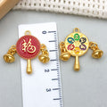 Red Longevity Lock Metal Charms with 13 Listed Options view 9