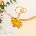 Chinese Style Enamel Lucky Horse Keychain Cord Options view 6