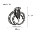 Black Gold Tone Zodiac Animal Crystal Two Designs Metal Brooch Pin view 2