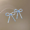 Blue White Bows
