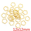 Open Flower Outline Charms in Three Sizes and Mixed Packs view 12