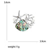Silver Sea Brooch