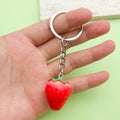 Strawberry, Cherry and Orange Charm Keychains in 25 Pictured Variations for Bags and Keys view 2