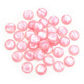 Glossy 12mm Round Cat Eye Resin Cabochons in Nine Colors view 7