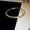 Gold Crystal Bangle