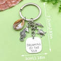 Starfish, Conch and Shell Charm Keychains in 16 Pictured Variations for Bags and Keys view 4