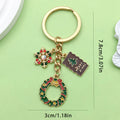 Christmas Charm Keychains Featuring Christmas Tree Across 41 Pictured Variations view 8