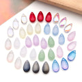 Twelve-Color Medium Translucent Teardrop Glass Bead Collection view 2