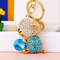 Jeweled Sheep and Goat Keychain Collection in Thirteen Options view 7
