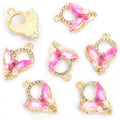 Colorful Hummingbird Crystal Metal Charms, 12 Designs view 6