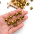 Matte Gold-Tone Spacer Bead Metal Beads with 3 Listed Options view 2