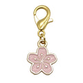 Enamel Cherry Blossom Flower Charm Gold Lobster Clasp Five Colors view 10