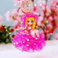 Jeweled Wedding Gown Doll Keychains in Nine Colors plus Assorted Option view 12