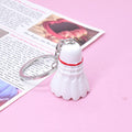 Resin Badminton Shuttlecock Keychain Seven Color Caps view 8
