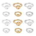 Double Hole Metal Connector Rings in Two Sizes and Three Finishes view 5