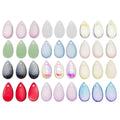 Twelve-Color Medium Translucent Teardrop Glass Bead Collection view 5