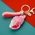 Jeweled Conch and Pagoda Shell Keychains in Multiple Distinct Styles view 10