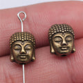 11x9x7mm 2.7g Multicolor Zinc Alloy Buddha Head Loose Metal Beads for Bracelet Jewelry Making