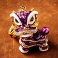 Chinese Lion Dance and Mixed Fortune Character Keychains view 12