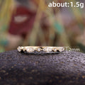 Marquise And Round Stone Half-Eternity Slim Rings In Three Tones view 5