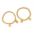 Gold Bead Elastic Bracelet Fu Gourd Or Double Happiness view 5