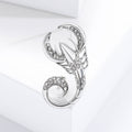 Crystal Scorpion Brooch Gold Or Silver Tone Finish view 3