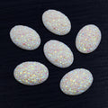 Oval Druzy Style Resin Cabochons in Fifteen Color Options view 12