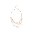 Metal Fringe Bead Necklace Lace Mesh Bracelet Three Styles view 5